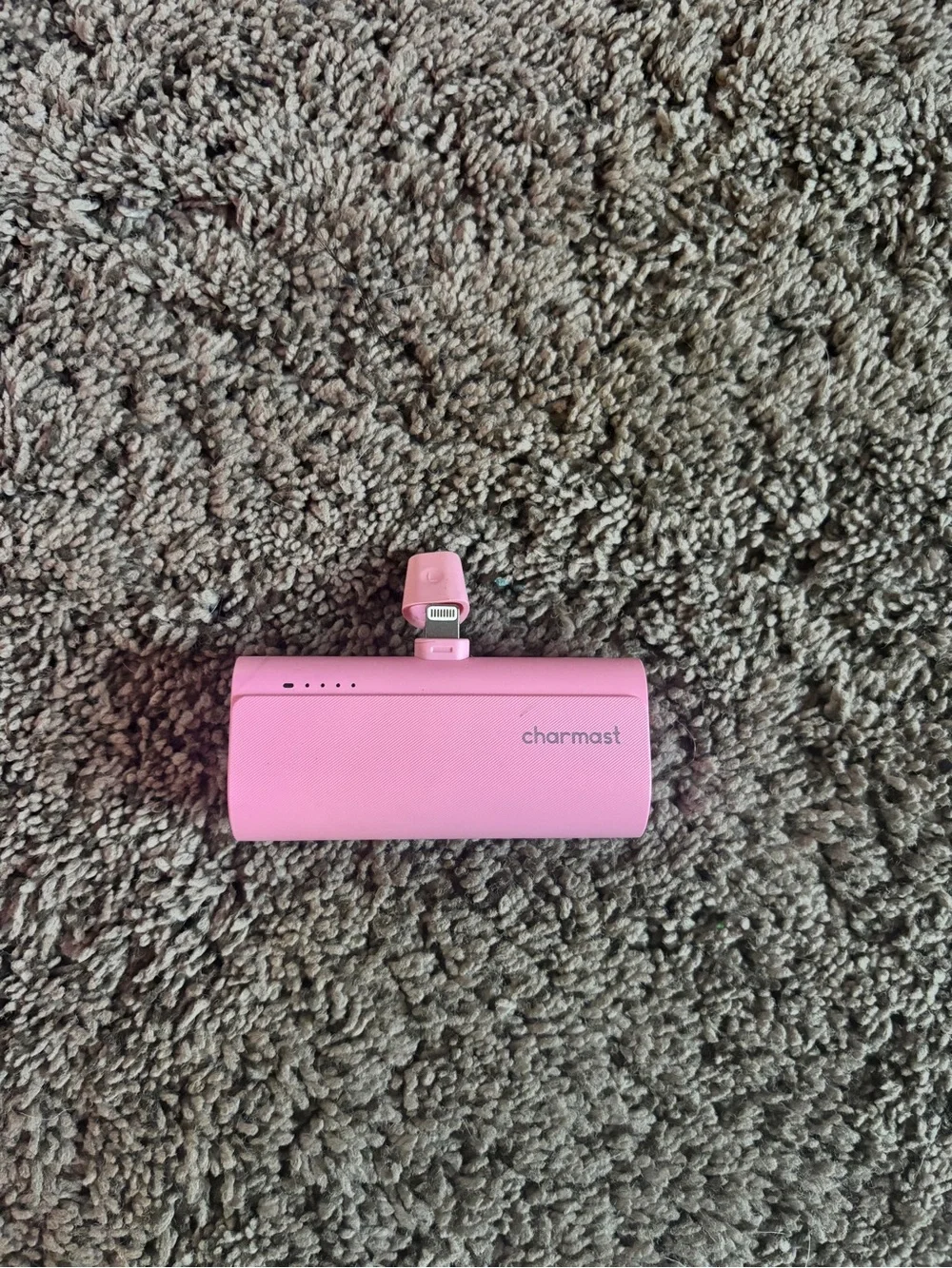 pink charmast portable power bank